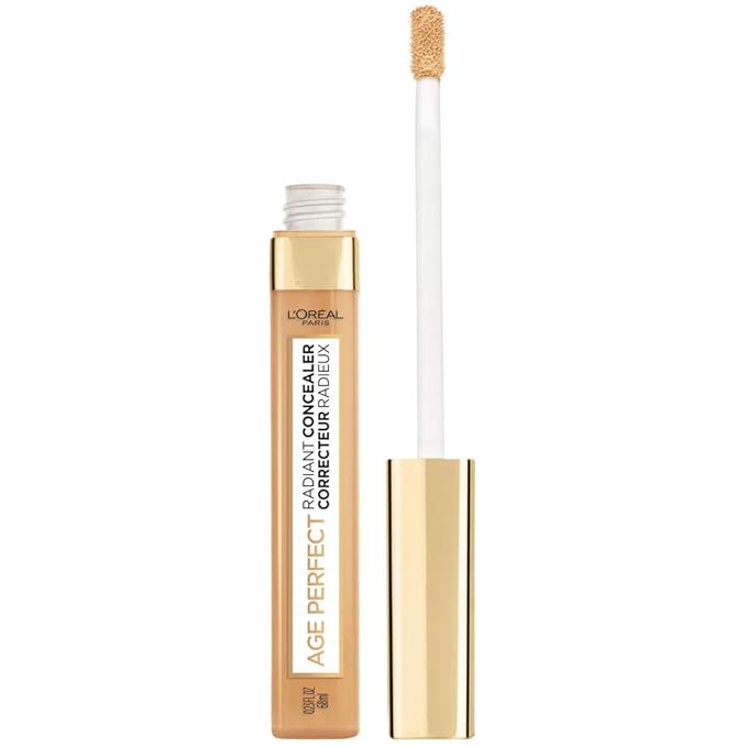 L’Oréal Paris Age Perfect Radiant Concealer with Hydrating Serum and Glycerin, Ivory Beige-Velvo Beauty