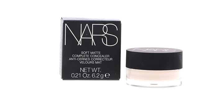 NARS Soft Matte Complete Concealer Chantilly - for fair skin with neutral undertones, Natural, 0.21 Ounce (Pack of 1), C-NA-062-03-Velvo Beauty