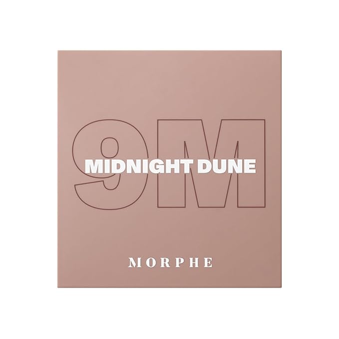 Morphe 9M Midnight Dune Artistry Palette - Cool-Toned Makeup Palette with Matte and Shimmer Finishes - Highly Pigmented Eye Makeup with a Blendable & Buildable Formula (0.35 oz)-Velvo Beauty