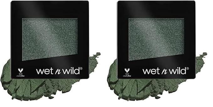 wet n wild Color Icon Satin Eyeshadow Single | High Pigment Long Lasting | Envy (Pack of 2)-Velvo Beauty