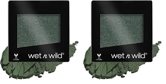wet n wild Color Icon Satin Eyeshadow Single | High Pigment Long Lasting | Envy (Pack of 2)-Velvo Beauty
