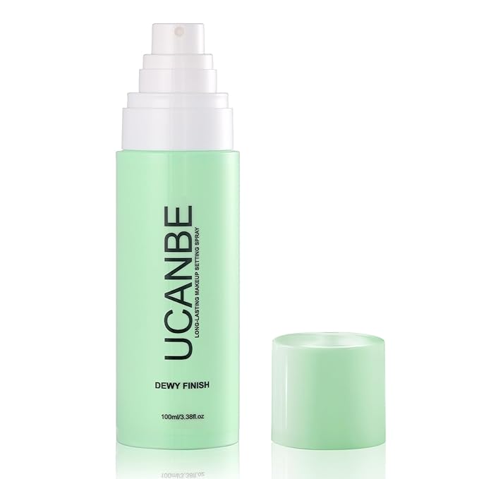 UCANBE Makeup Setting Spray, Dewy Finish Long Lasting Make Up Spray, Hydrating, Fast Drying Face Mist for Natural Glow, 3.38 fl oz-Velvo Beauty