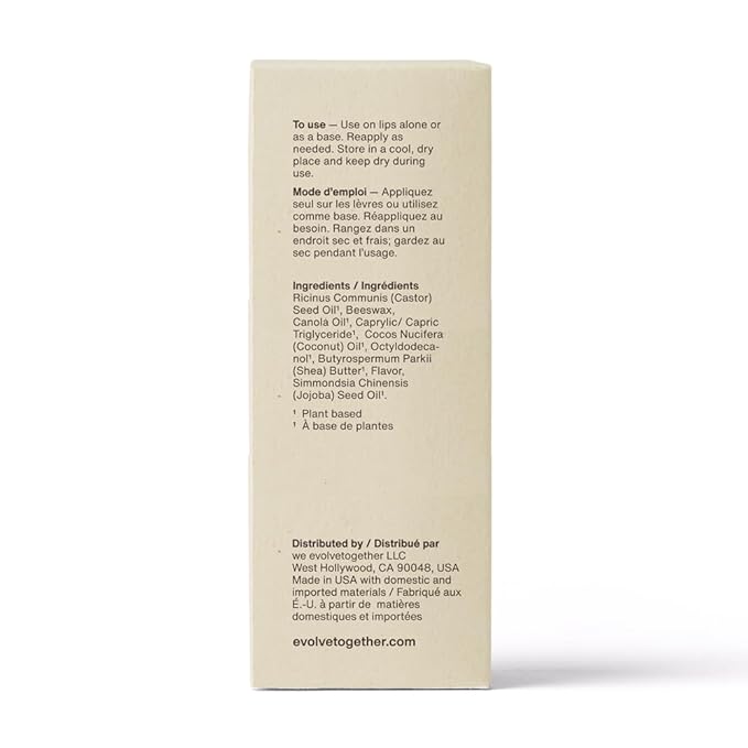 evolvetogether Lip Balm for Women & Men | Plant-Powered Hydration with Calming Lavender | Multi-Use Stick for Lips, Cuticles, Cheeks | Cruelty-Free, Paraben-Free | Made in USA (Provence, 1 Oz)-Velvo Beauty