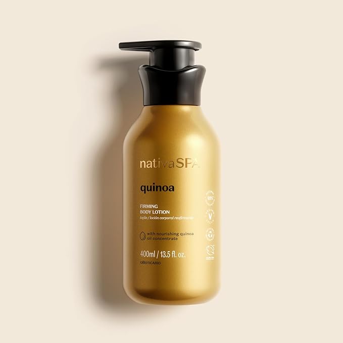 Nativa SPA by O Boticario Quinoa Hydrating Body Lotion, Fragranced Skin Moisturizer with Purified Quinoa Drops, 13.5 Ounce-Velvo Beauty
