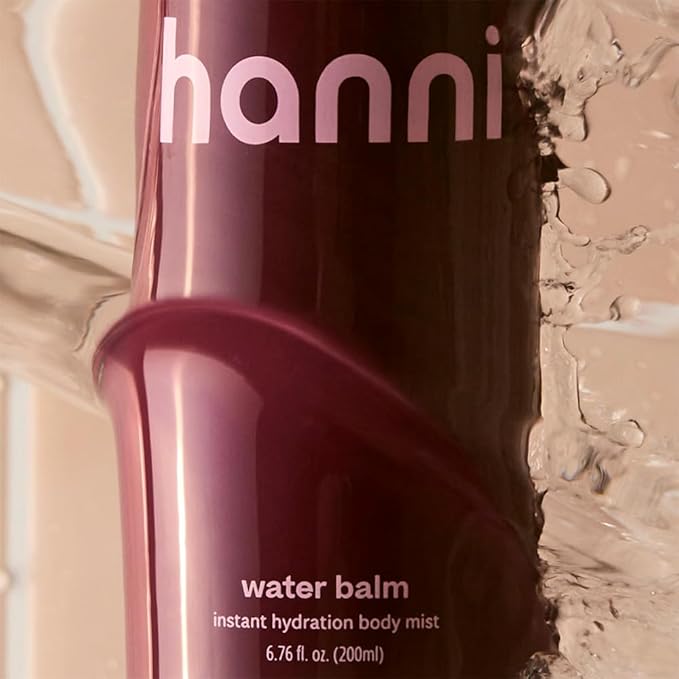 HANNI Water Balm Hydrating Body Mist, Moisturizer Spray with Hyaluronic Acid for All Skin Types, Lotion Replacement, 200 mL / 6.76 fl oz-Velvo Beauty