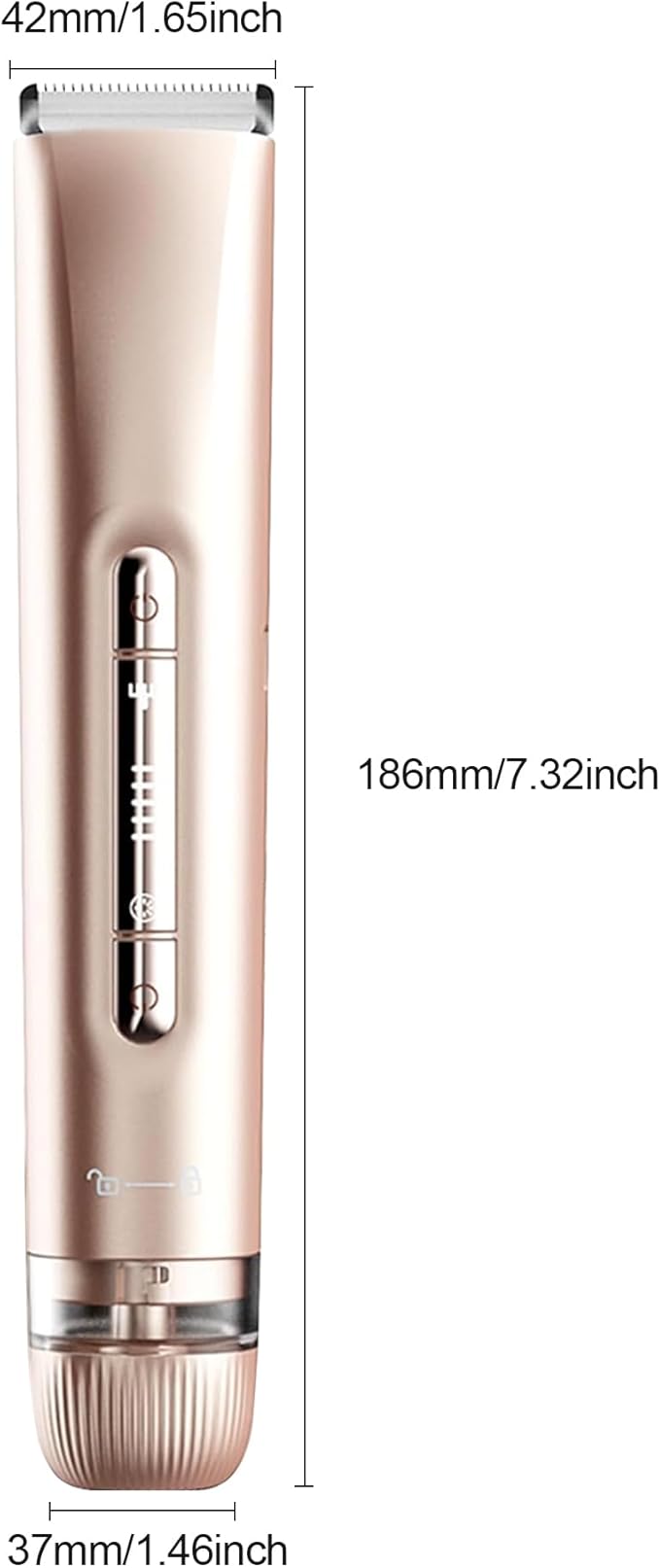 2 in 1 Women's Bikini Line Trimmer & Body Groomer,2025 Upgrade Dual Head Shaver Women, Wet & Dry Waterproof Electric Bikini Trimmer for Face Leg Arm Intimate Areas,Pink Rose-Velvo Beauty