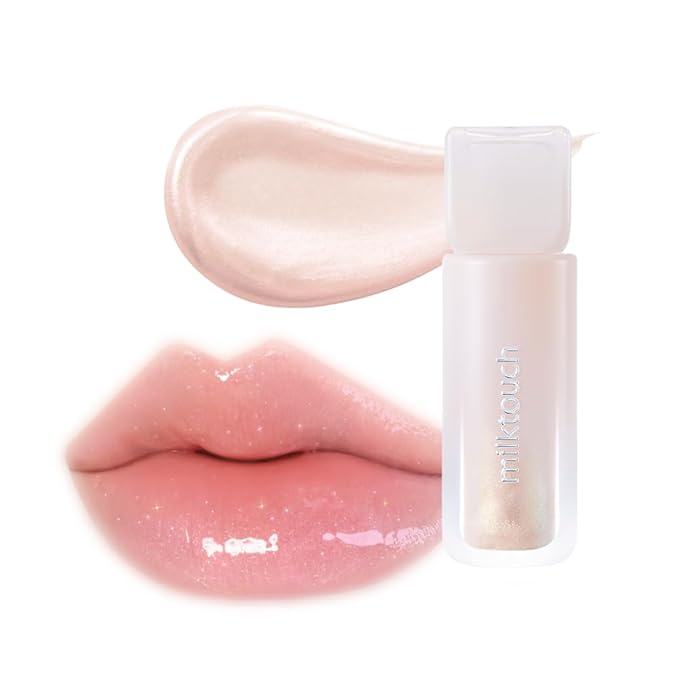MILKTOUCH Dew Stain Sheer Lip Gloss (01 Honey Dew, 0.14 Fl Oz (Pack of 1))-Velvo Beauty