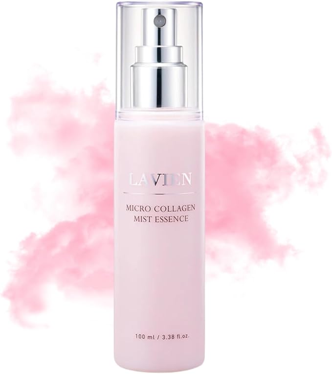 Lavien Micro Collagen Mist Essence - Hydrating Facial Spray, Redness and Smooth Skin - Suitable All Skin Types - 3.38 Fl Oz Bottle-Velvo Beauty
