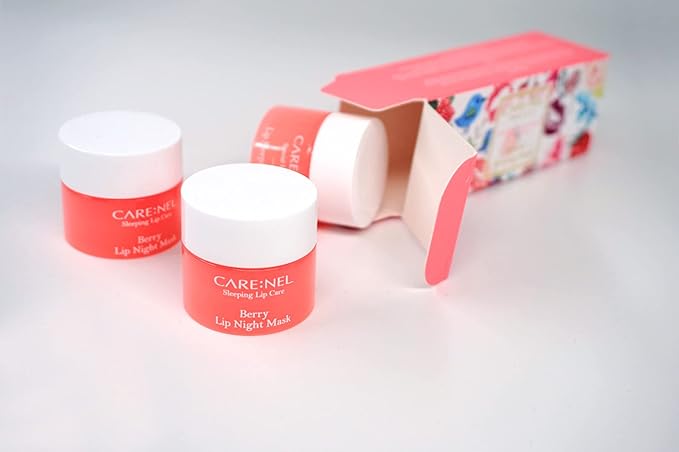 CARENEL Lip Sleeping Mask 5g (Berry 3Set) - Lip gloss Cream - Overnight Treatments Lip Balm-Velvo Beauty