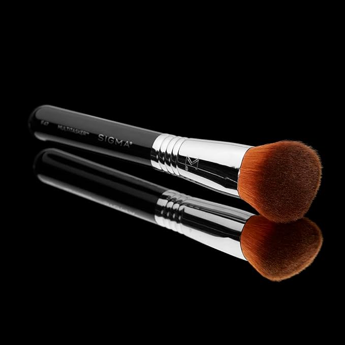 Sigma Beauty F47 Multitasker Makeup Brush – Multi-Use Face Makeup Brush for Blending, Contouring, & Buffing, Use with Foundation, Blush, Bronzer, Contour, or Highlighter (1 Brush)-Velvo Beauty