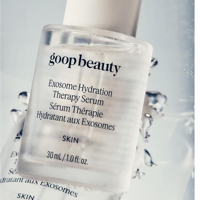 goop Beauty Exosome Hydration Therapy Serum | Hydrating Serum for Plump, Radiant, & Smooth Skin | Cica Leaf Exosomes, Red Sea Moss, & Polyglutamic Acid | 1.0 fl oz-Velvo Beauty