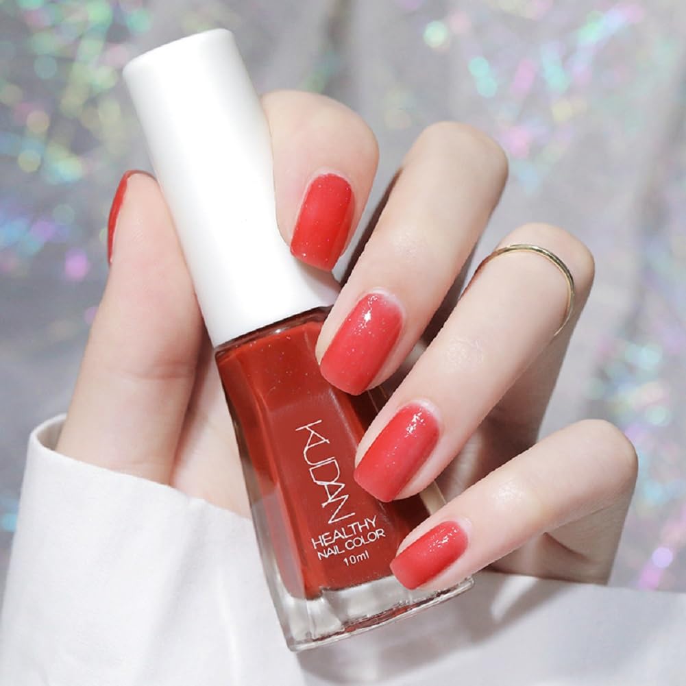 Nail Polish set - Nail Lacquer Quick Dry, Full Size, Vibrant, Colorful, Trendy, Glitter, Glossy, Metallic, Matte Nail Art Nail Shades (N22 Hawthorn Smoothie, 52g)-Velvo Beauty