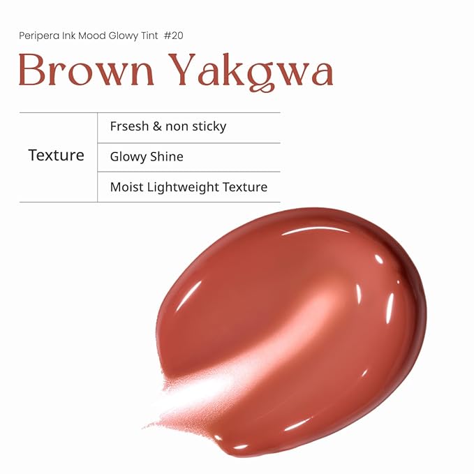 Peripera Ink Mood Glowy Tint (020 BROWN YAKGWA (HONEY K-OOKIE))-Velvo Beauty