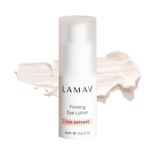 LAMAV Firming Eye Lotion - 7 Potent Actives, Anti-wrinkle Properties, Increases Skin Firmness, Anti-Aging Eye Cream, Cruelty-Free, Reduces Dark Circles-Velvo Beauty