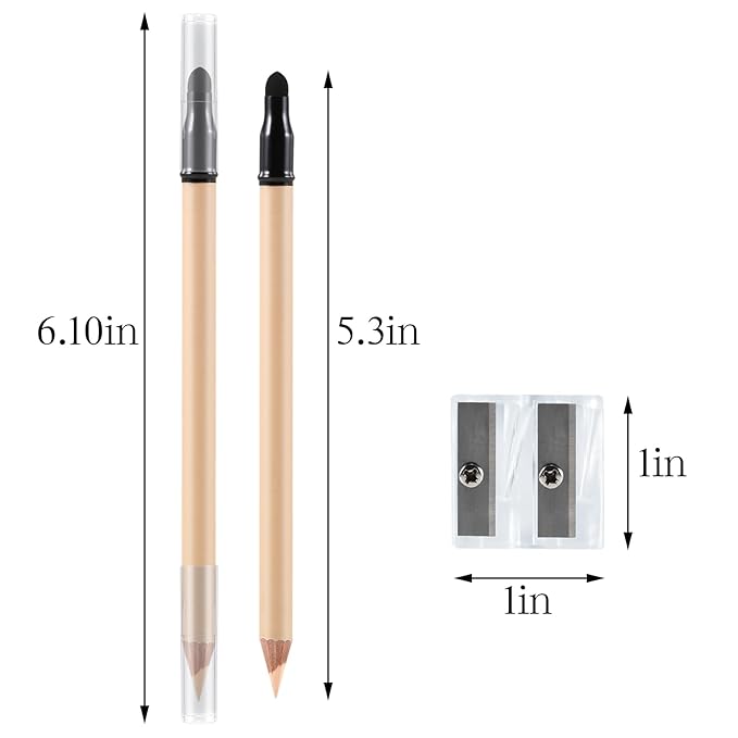 Concealer Pencil with Sharpner,Full Coverage,Waterproof Under Eye Concealer Stick for Dark Circles,Blemishes,Aging Spots,Acne,Freckles-Velvo Beauty