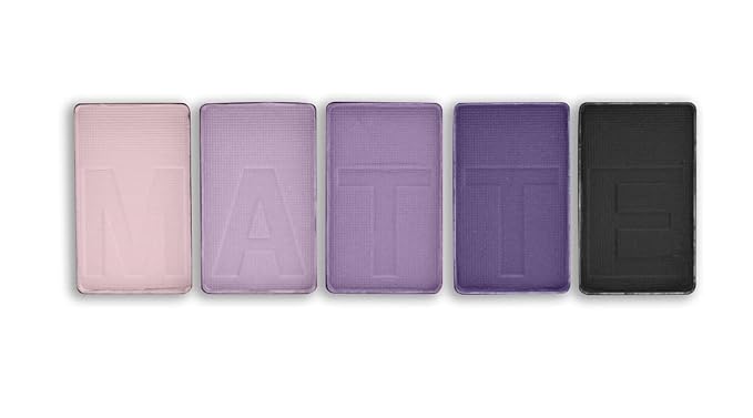 L.A. COLORS 5 Color Matte Eyeshadow Palette, Purple Cashmere CEM473-Velvo Beauty