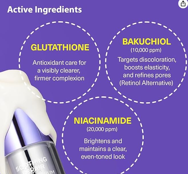 DERMAFIRM Bakuchiol Retinol Serum for Glass Skin with Niacinamide & Peptides | Daily Korean Skin Care for Sensitive Skin | Soothing Repair Toning Serum R4 for Glass Skin-Velvo Beauty