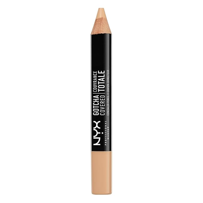 NYX Professional Makeup Gotcha Covered Concealer Pen, Nude Beige, 0.04 Ounce-Velvo Beauty