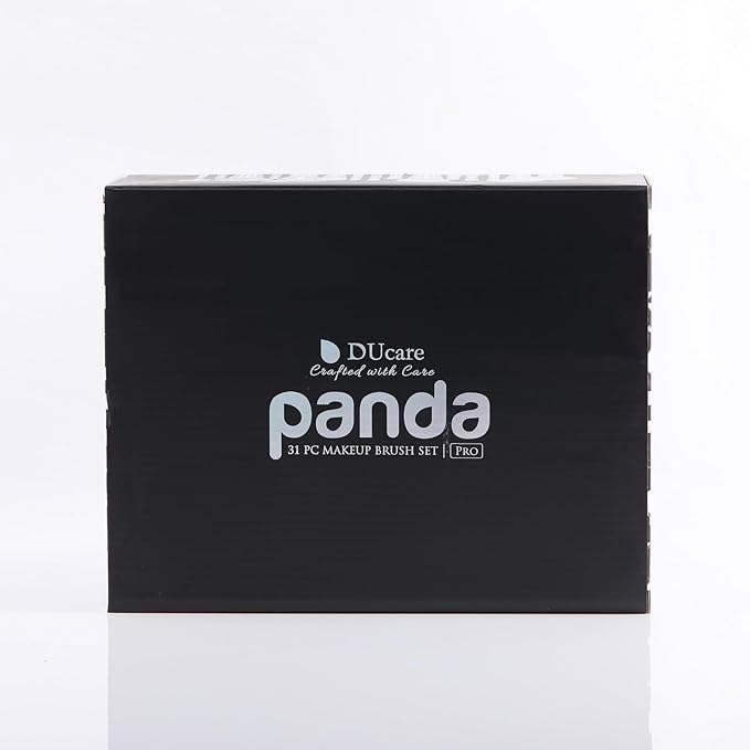 DUcare Professional Makeup Brushes 31Pcs Panda Series Makeup Brush Set Kabuki Foundation Blending Face Powder Blush Concealers Eye Shadows With Leather Case Organizer-Velvo Beauty