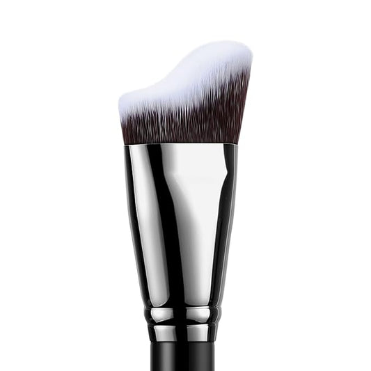 EIGSHOW Foundation Brush with Wave Shaped Head for Liquid, Cream, Powder Blending Cheekbones Jawline, Large Premium Dense Synthetic Bristles (F659)-Velvo Beauty