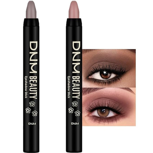 evpct 2Pcs Cream Eyeshadow Sticks Set for Eyes Waterproof, Stone Matte & Putty Matte Eye shadow Stick Pencil Pen Bulk sombras en crema para ojos 22+23-Velvo Beauty