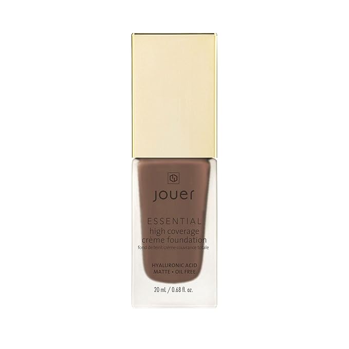 Jouer Essential High Coverage Crème Foundation - Available in 50 Shades for All Skin Tones - Healthy Ingredients - Paraben, Gluten & Cruelty Free - Vegan Friendly-Velvo Beauty