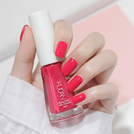 Nail Polish set - Nail Lacquer Quick Dry, Full Size, Vibrant, Colorful, Trendy, Glitter, Glossy, Metallic, Matte Nail Art Nail Shades (N20 Rose red, 52g)-Velvo Beauty