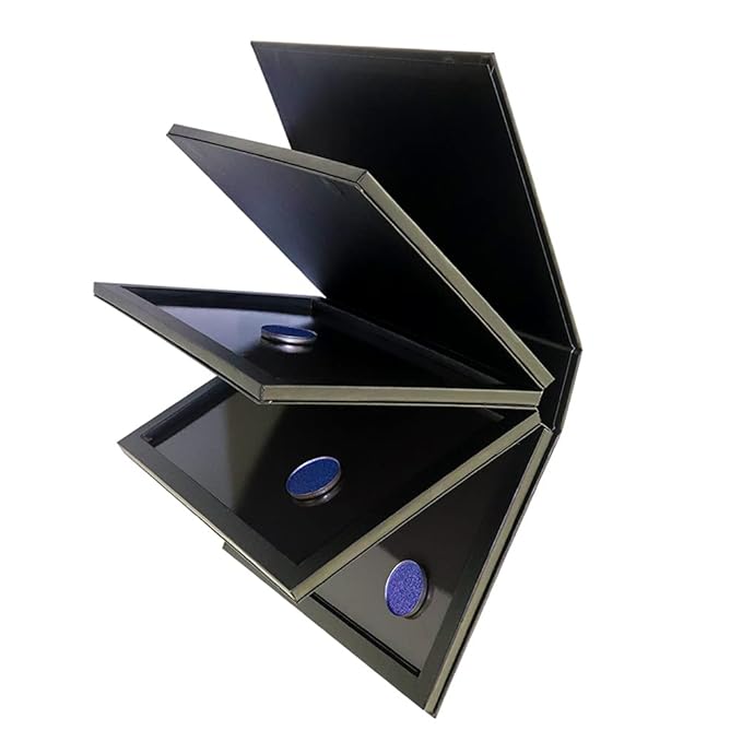 4 layers empty cardboard magnetic book eyeshadow palette-Velvo Beauty