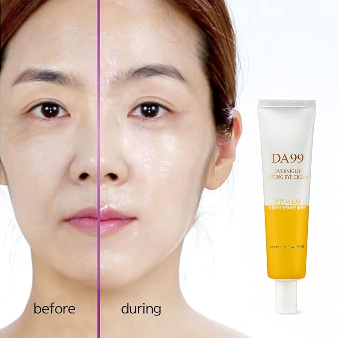 Overnight Lifting Eye Cream Eye Cream for Dark Circles and Puffiness, Improve the look of Fine Lines and Wrinkles (1.01 Ounces)-Velvo Beauty
