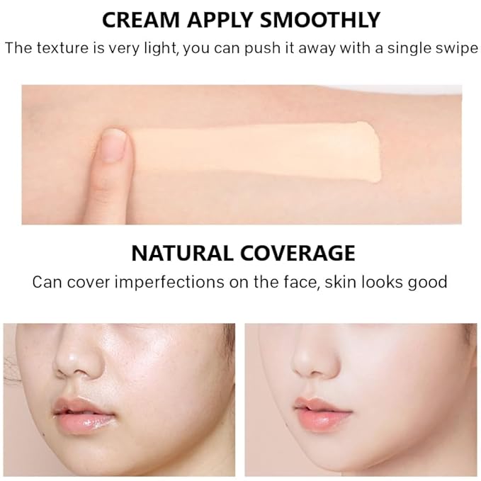 Foundation Full Coverage Liquid Foundation Cream - Lightweight Concealer - Suitable for All Skin Types (cappuccino 05)-Velvo Beauty