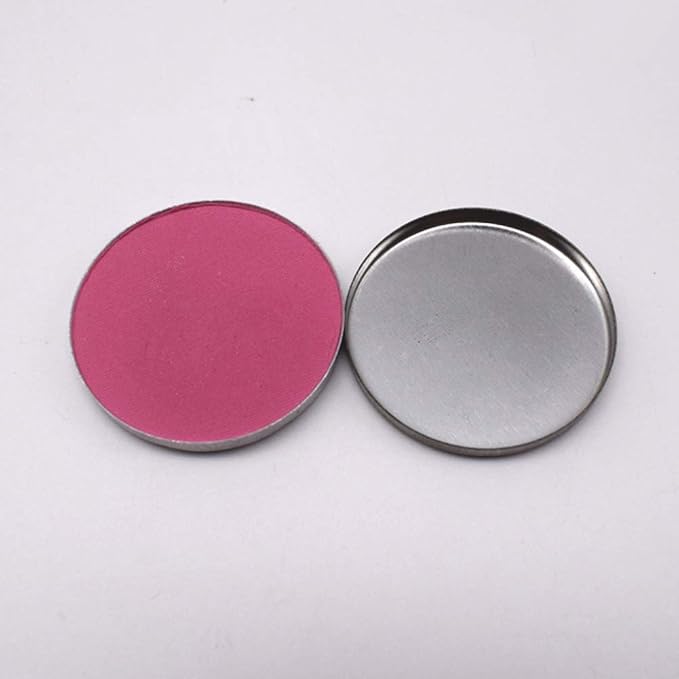 20 Pieces Empty Round Metal Tin Palette Pans Round Metal Pans Cosmetic Eyeshadow Pans for Eyeshadow Palette Magnetic Makeup Palette, 36mm Diameter 3.5mm Height-Velvo Beauty