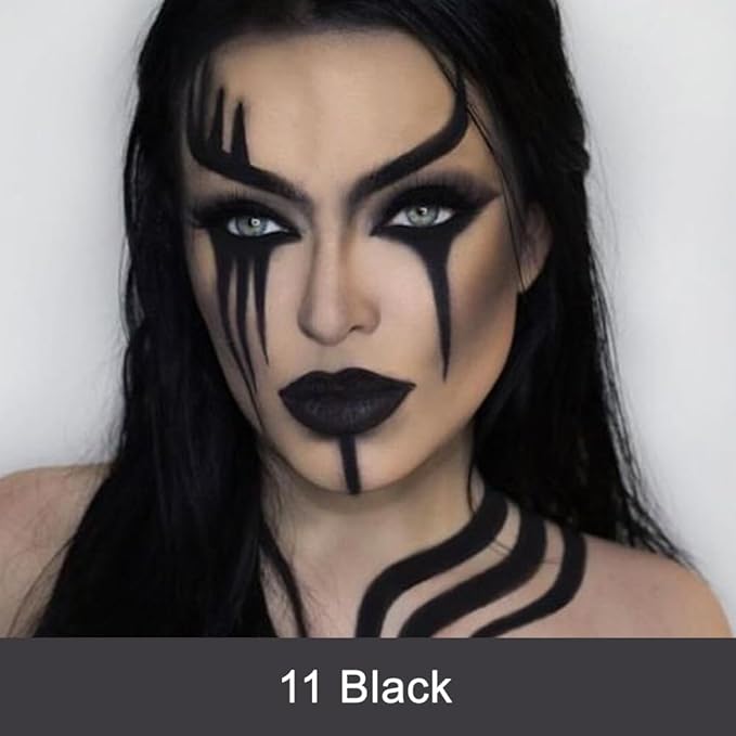 Kaely Color Correcting Concealer,Cream Pot Concealer Full Coverage,under Eye Concealer Palette for Conceals Dark Circles,Waterproof Foundation Face Makeup,11 Black-Velvo Beauty