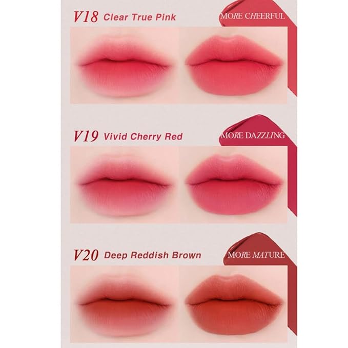 BBIA Last Velvet Tint - Soft & Creamy Matte Finish Lip Stain, Blur Effect with Velvety Texture, Long-Lasting, High Pigment, Lightweight, Non-Drying, Vegan, Korean Lip Makeup (V16 MORE GRACEFUL)-Velvo Beauty