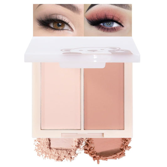 AMY'S DIARY Matte Eyeshadow, Nude Pink Eyeshadow, Ultra-fine Lightweight Powder, Multiuse Blendable Eye shadow and Blush Makeup, Daily Matte Warm Tone Eyes Makeup, Half Pink (03#)-Velvo Beauty