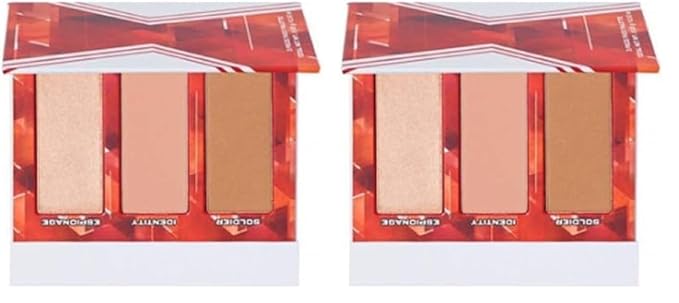Markwins International Collection Marvel Black Widow Face Trio Palette ~ Light (Pack of 2)-Velvo Beauty