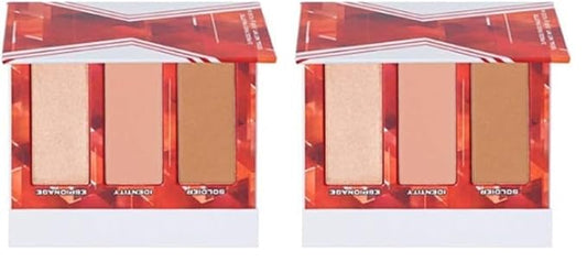 Markwins International Collection Marvel Black Widow Face Trio Palette ~ Light (Pack of 2)-Velvo Beauty