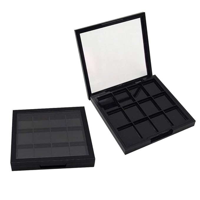 Empty Eyeshadow Palette Eyeshadow Makeup Palette Lipstick Container Makeup Empty Case for Blush Lipstick, 1Pcs 12 Grids-Velvo Beauty