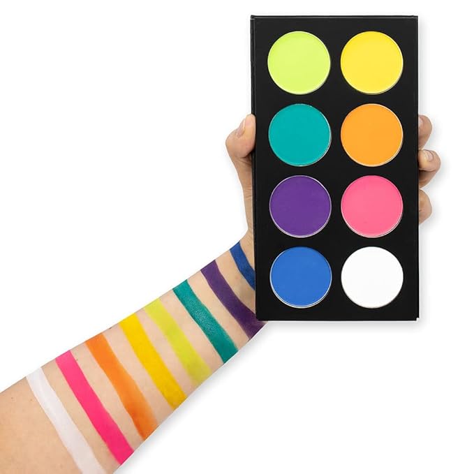 Mehron Makeup iNtense Pro Pressed Pigment Palette (Fire)-Velvo Beauty
