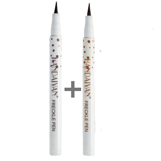 Freckle Pen Face Concealer Point Out Natural Waterproof Longlasting Freckle Makeup 2 Pcs Light Brown & Chestnut-Velvo Beauty
