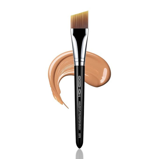 EIGSHOW Flat Foundation Brush, Vegan Synthetic Bristles, Streak Free Application, Face Makeup Brush For Blending Liquid, Cream, Face Mask (E870B)-Velvo Beauty