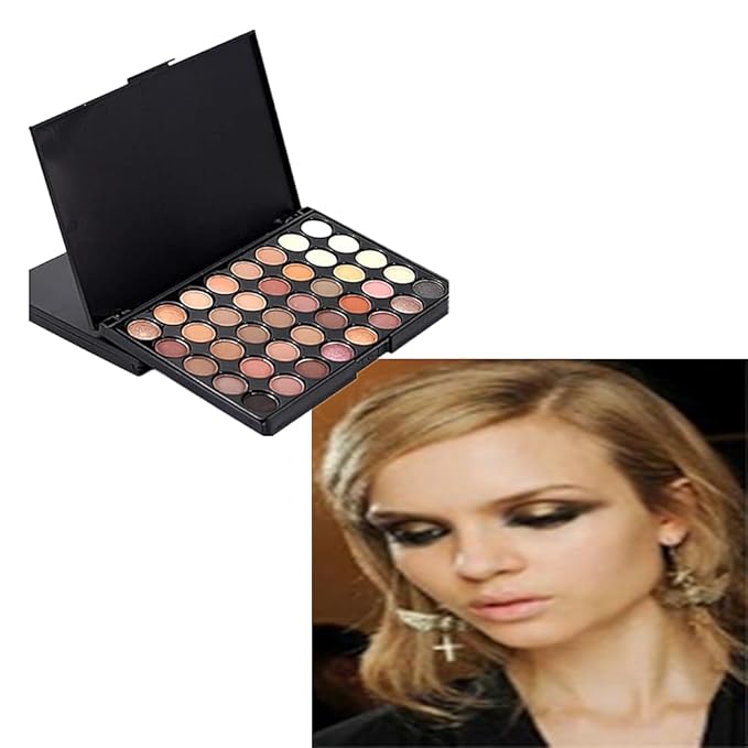 Eyeshadow Palette 40 Color Makeup Palettes Matte Eyeshadow Waterproof Makeup Mixer Palette Make-up For Women Beauty… (Type B)-Velvo Beauty