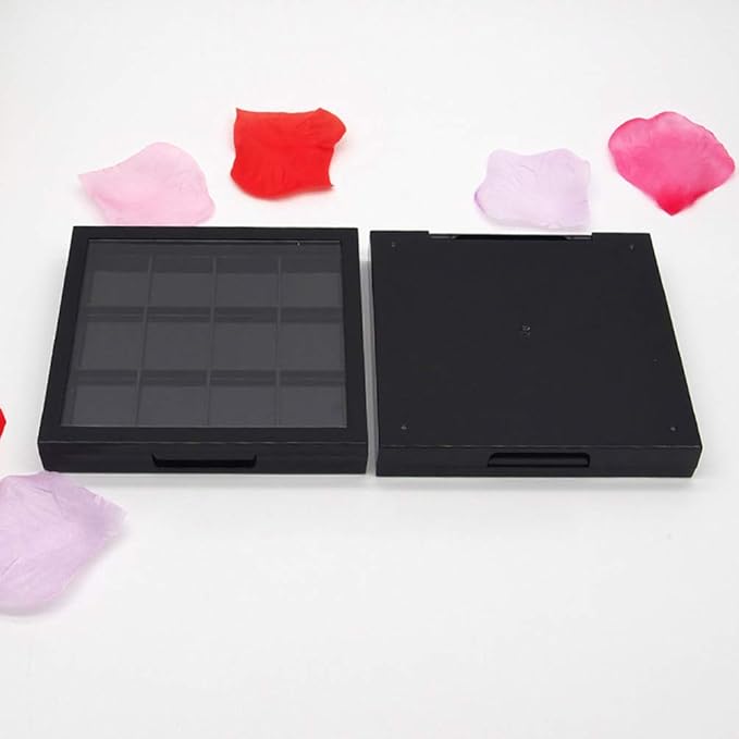 Empty Eyeshadow Palette Eyeshadow Makeup Palette Lipstick Container Makeup Empty Case for Blush Lipstick, 1Pcs 12 Grids-Velvo Beauty