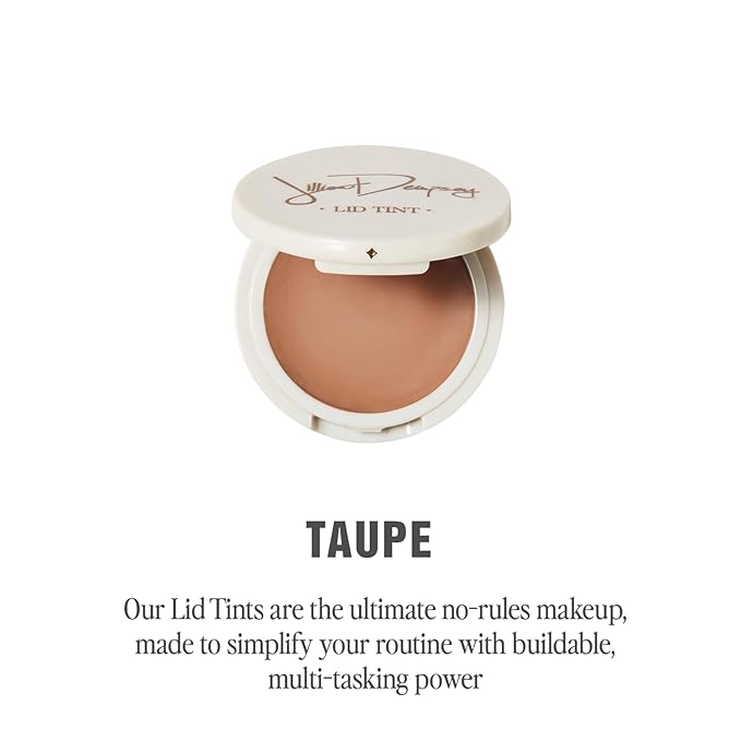Jillian Dempsey Lid Tint: Satin Cream Eyeshadow I Easy Application for a Natural Shimmer or a Layered Matte Finish I Taupe-Velvo Beauty