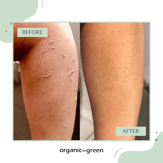 Organic to Green Premium Exfoliating Mitt for Body (2pc) – 100% Vegan Viscose Traditional Body Scrub Washcloth – Body Exfoliator (Green)-Velvo Beauty