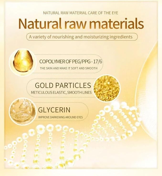 24K Gold Eye Cream For Deep Hydrating, Anti-Aging Gold Eye Cream For Dark Circles And Puffiness,Moisturizing Lightenex Gold Cream Lifting Eye SENANA (1 PACK)-Velvo Beauty