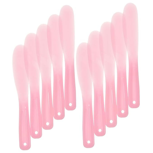 10pcs Tool Stick Makeup Spatula Cosmetic Plate Mixer Cosmetic Mixer Silicone Stirring Tools Beauty Spatula Makeup Plate Spatula Makeup Mixing Tool Makeup Mixer Tool-Velvo Beauty