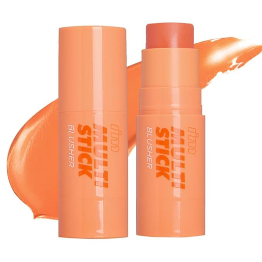 I'M MEME Blusher - I'm Multi Stick 002 Coral | Easy Blendable Cream Blush for Natural Look, Multi Blush Stick for Cheek Tint, Face Contour Makeup, and Face Blush, for Beginners-Velvo Beauty