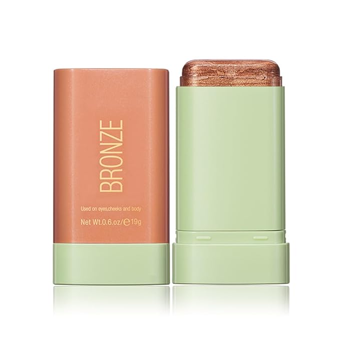 Multi-Purpose Makeup Blush Stick, 3-in-1 Beauty Tinted Solid Blush Stick For Cheeks, Lips And Eyes Waterproof Natural Cream Blush Stick With Long-Lasting Moisturizing Formula (#3Rich Glow)-Velvo Beauty