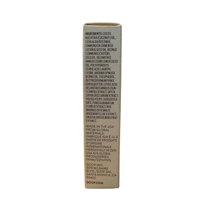 goop Beauty Lip Balm Pack of 2 | Moisturizing Lip Balm for Chapped, Cracked, & Dry Lips | Coconut Oil & Shea Butter | 0.16 oz Each-Velvo Beauty