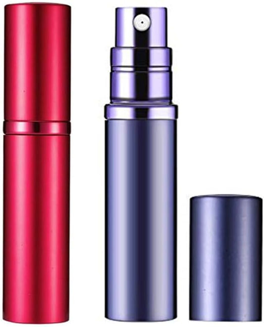 YEEJOK Travel Essentials for Women Men, Travel Perfume Bottles Refillable, Perfume Atomizer Spray Container, Mini Portable Easy Pump Refilled 5ml Bottle for Flying,Purse,Vaction Essentials-Velvo Beauty